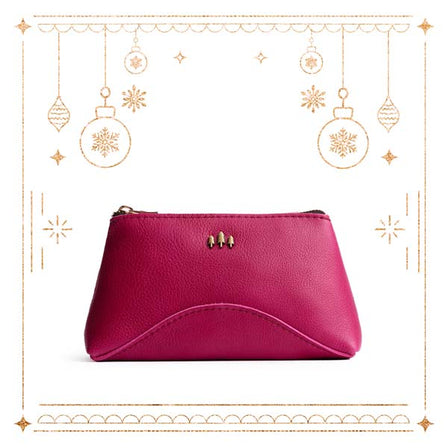 Cosmo | Rectangular makeup bag pouch with top zipper