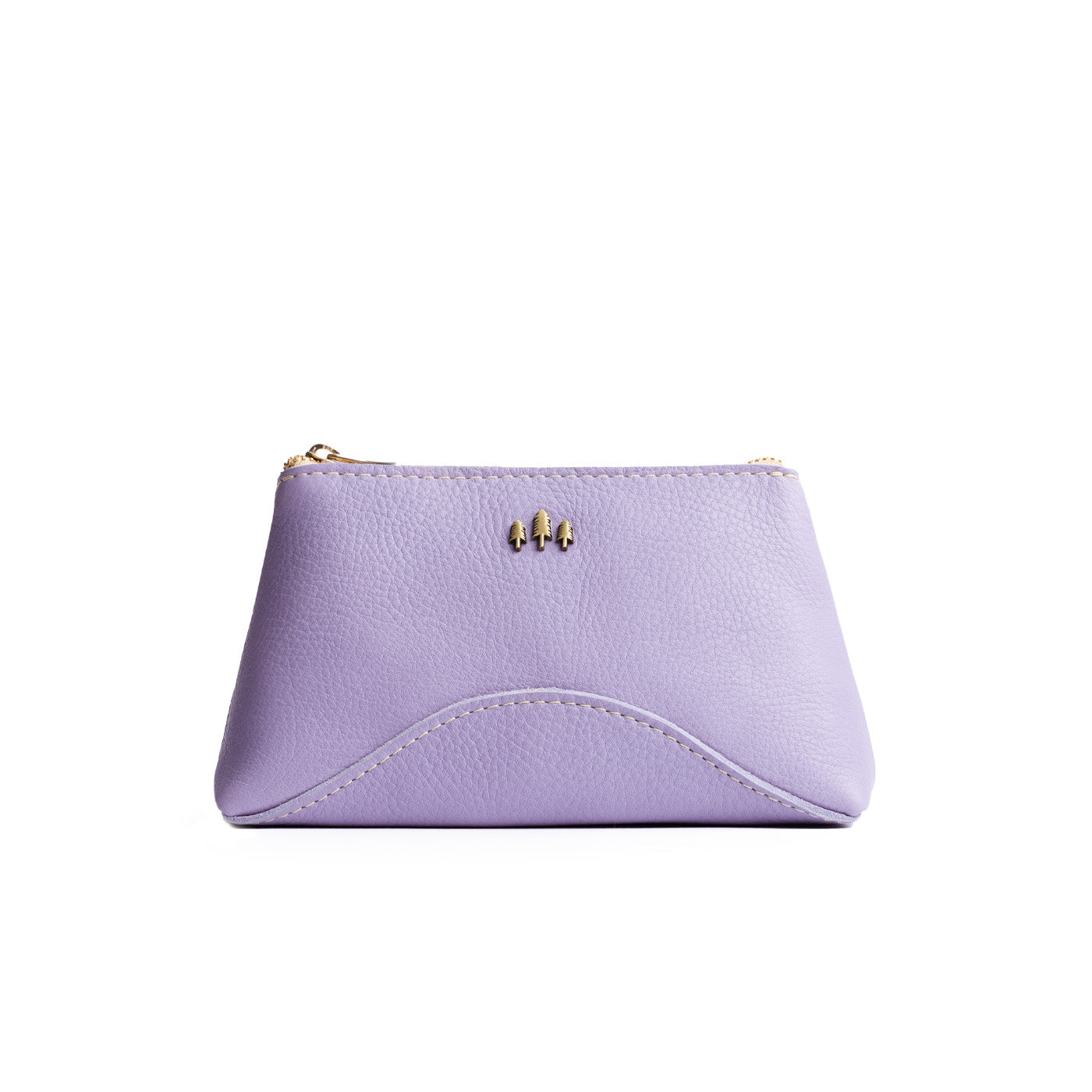 Wisteria | Rectangular makeup bag pouch with top zipper