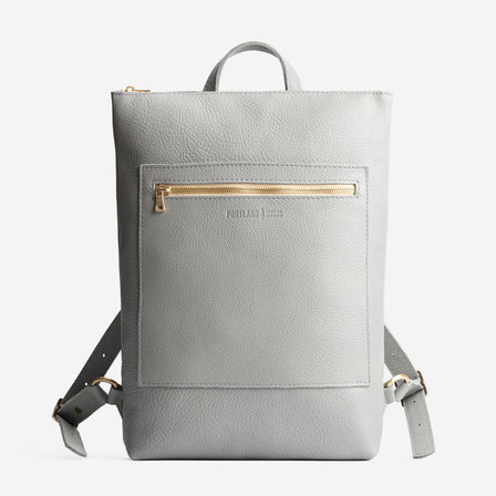 Nimbus | Rectangular slim leather backpack