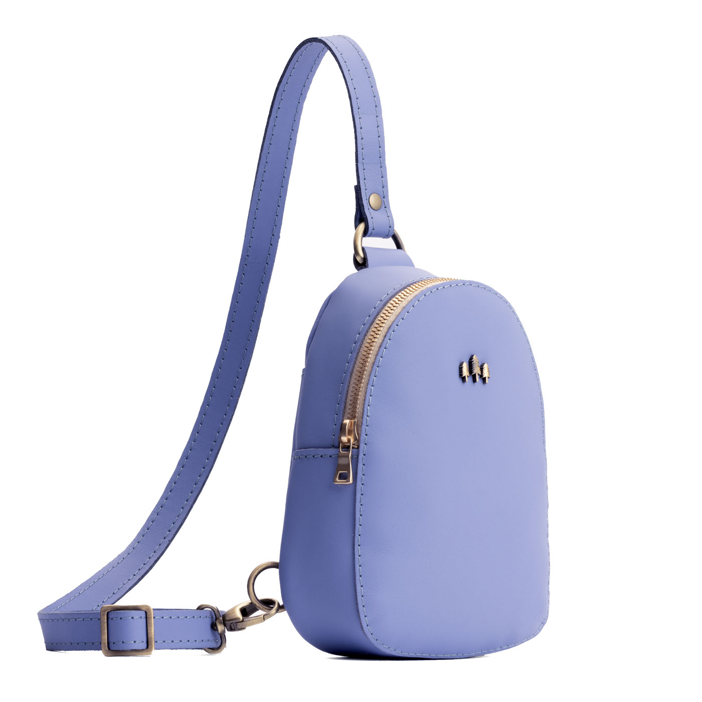 Jacaranda | Small sling bag with zipper closure and adjustable strap