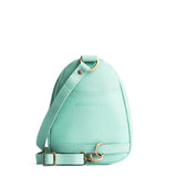 Mint | Small sling bag with zipper closure and adjustable strap