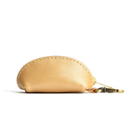 All Color: Champagne | Small taco shaped pouch, swivel lobster clasp