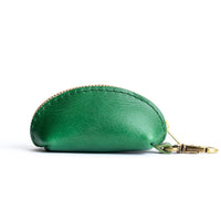 All Color: Cowboy Mint | Small taco shaped pouch, swivel lobster clasp