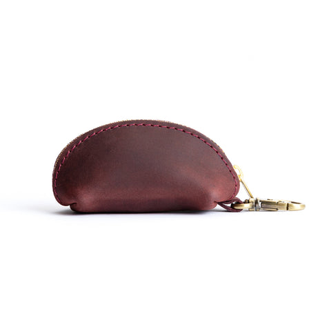 Merlot | Small taco shaped pouch, swivel lobster clasp