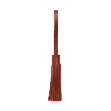 Chestnut*Classic | Fringed leather tassel with leather loop