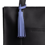 Jacaranda Classic | Fringed leather tassel with leather loop 