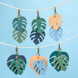 All Variants  | Dual color leaf shaped keychains