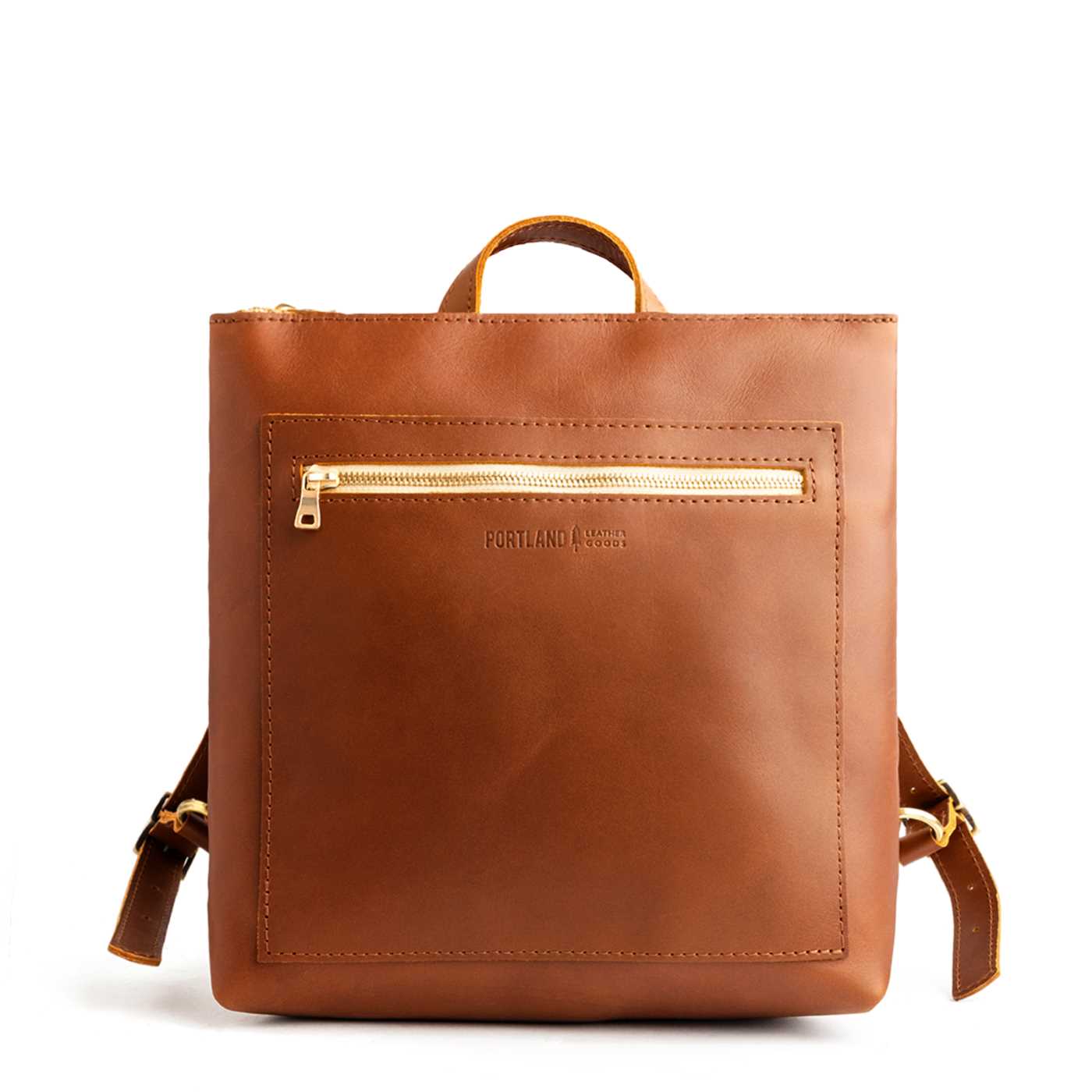 Sale PLG Tote Backpack in Cognac