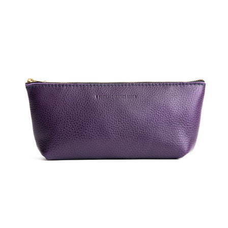 All Color: Empire | Leather utility bag pouch with top zipper