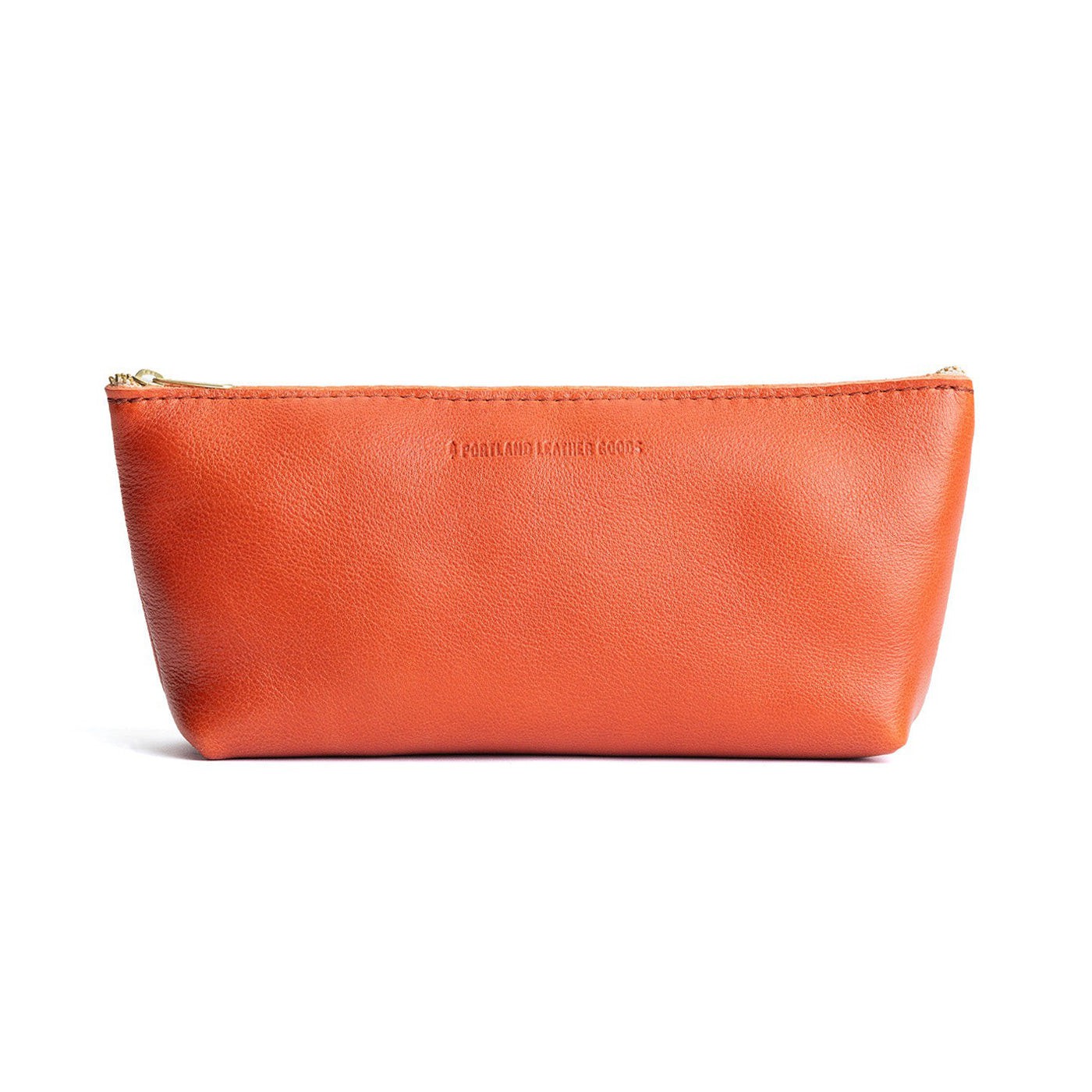 All Color: Koi | Leather utility bag pouch with top zipper