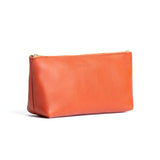 All Color: Koi | Leather utility bag pouch with top zipper