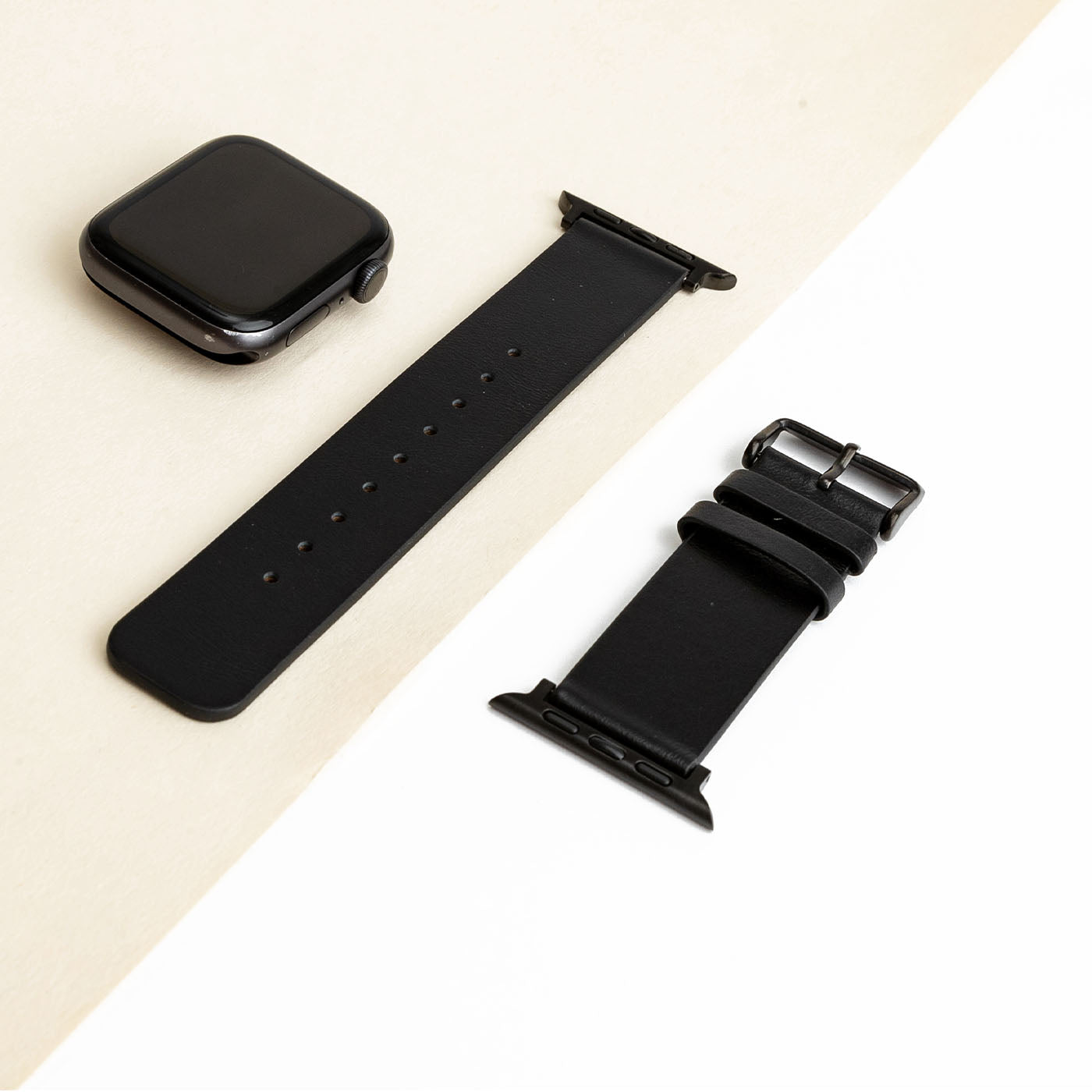 Black*Classic*42-44MM | leather Apple watch band