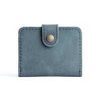 Storm | Small leather wallet with snap closed