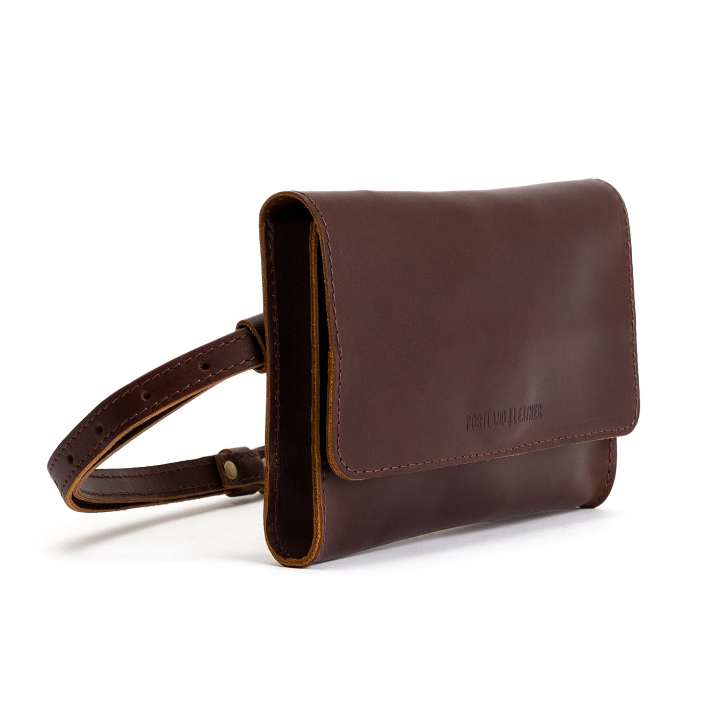 Portland Leather Zip-Tight Belt Bag, Dakota