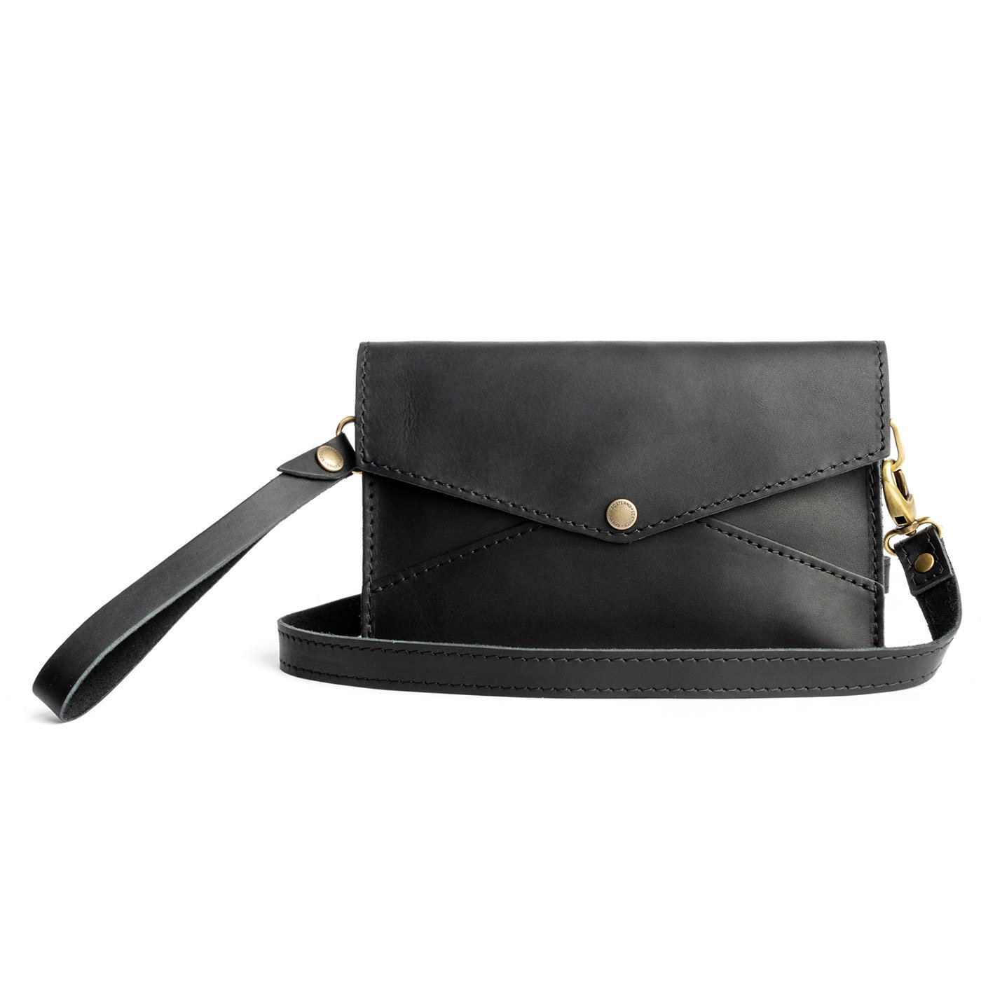 Envelope Crossbody Bag (Black)