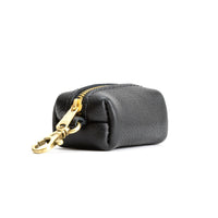 All Color: Pebbled--black | Leather small keychain pouch