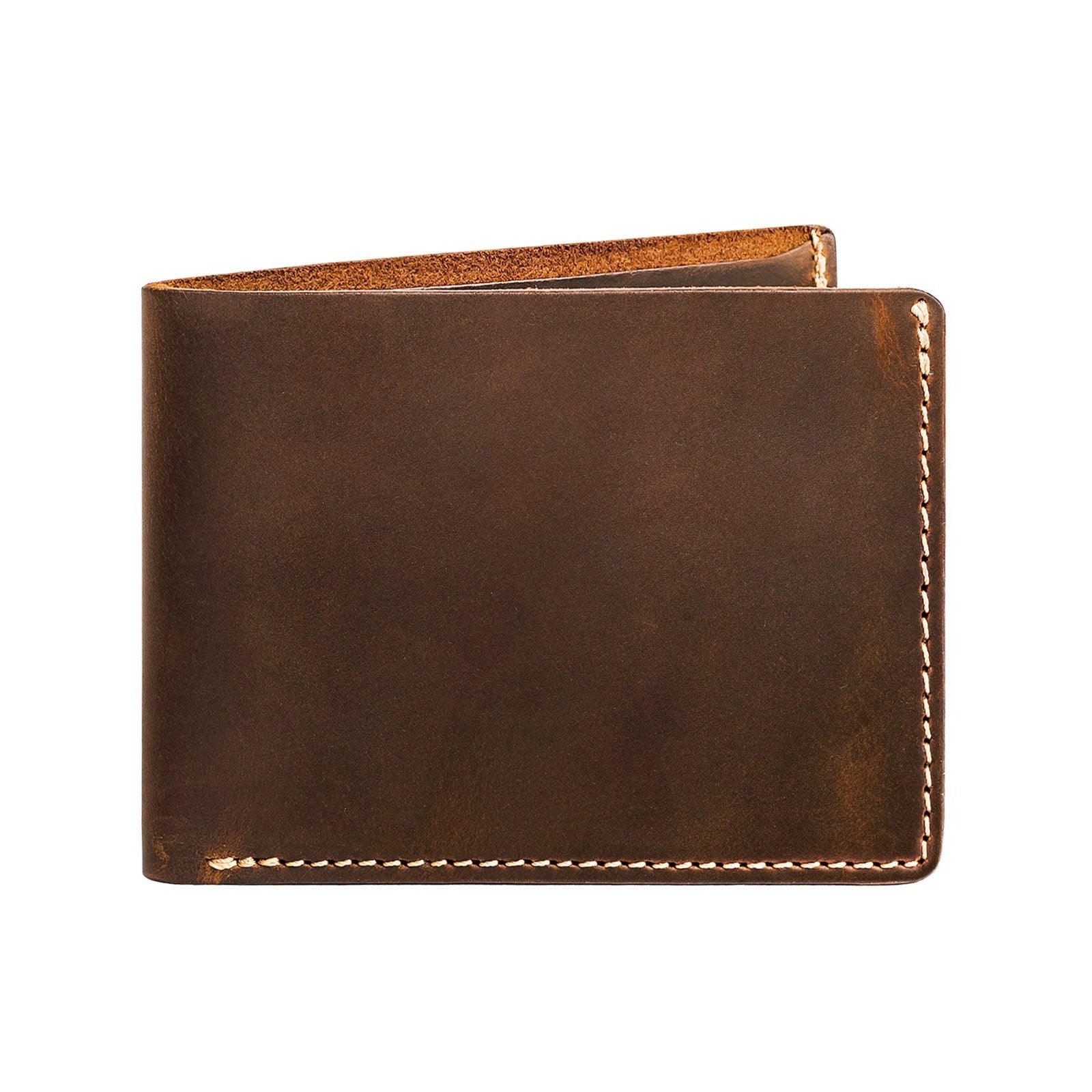 Brown Premium Leather Bifold Wallet