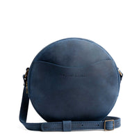 Deep Water*Large | Circle shaped crossbody bag with top zipper