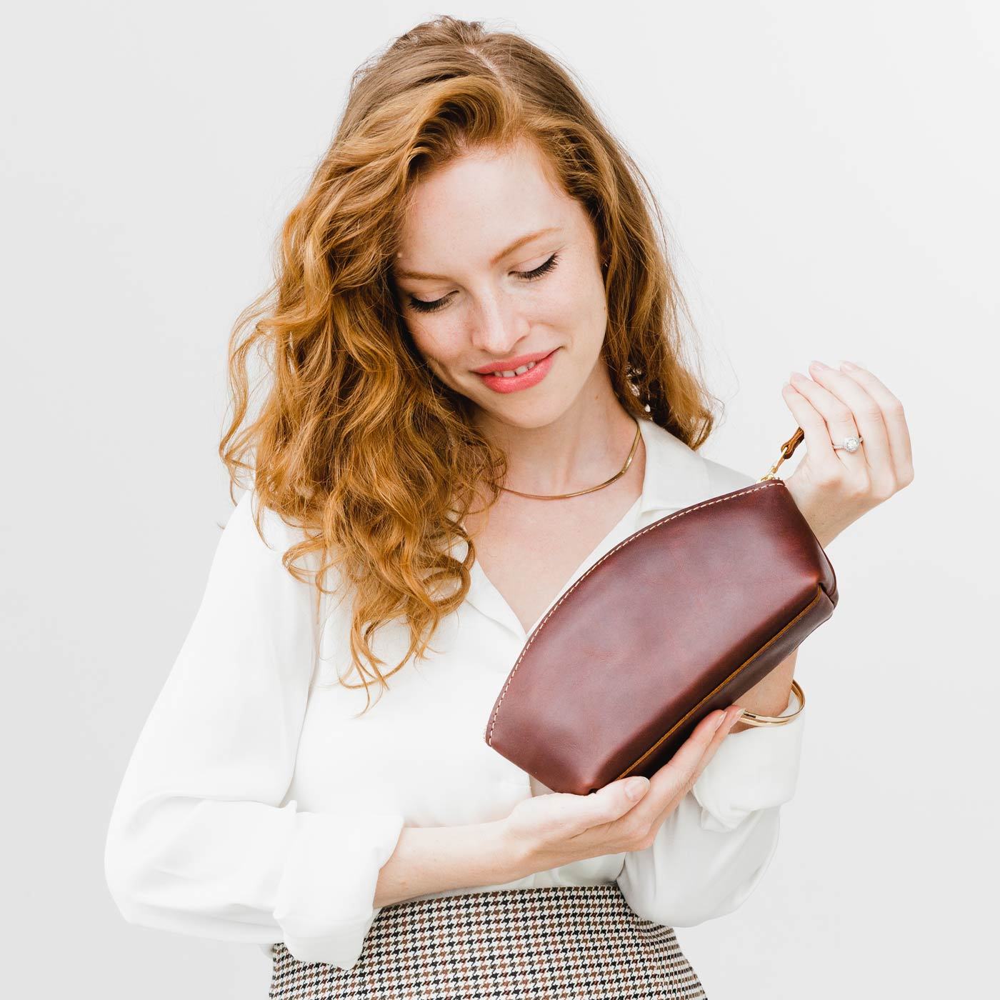 'Almost Perfect' Eclipse Makeup Bag | Portland Leather Goods