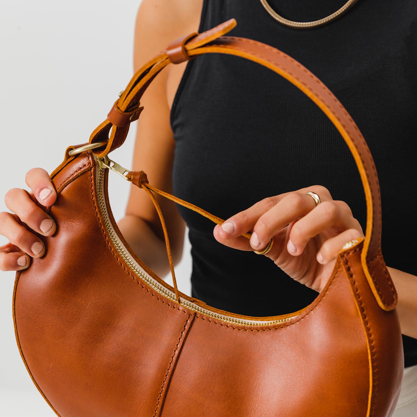 Womens leather shoulder online bag