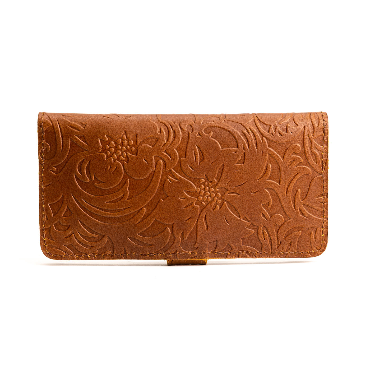 Meadow | Back of leather wallet closed