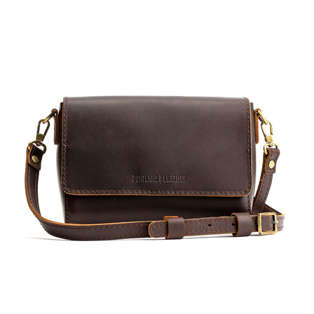 Grizzly*Mini | Small Leather Crossbody Bag with Magnetic Messenger Bag Closure