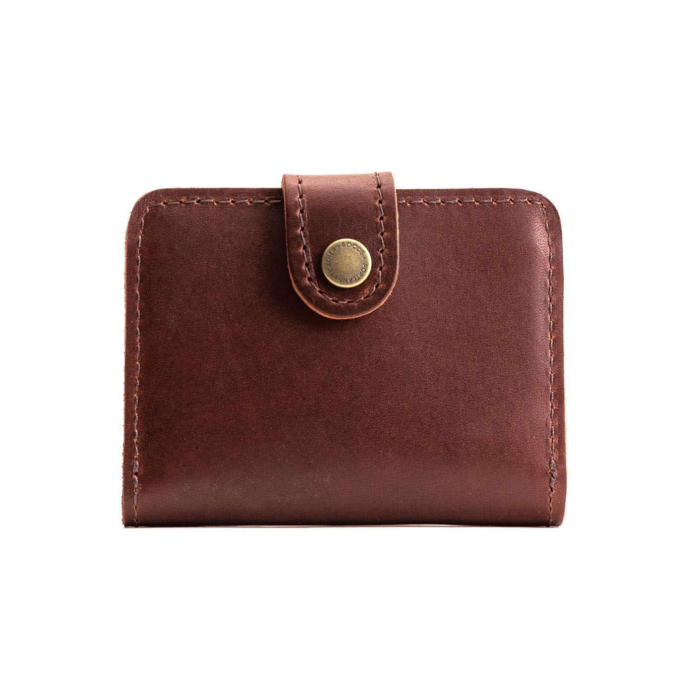 Portland leather top goods mini snap crossbody in Canyon