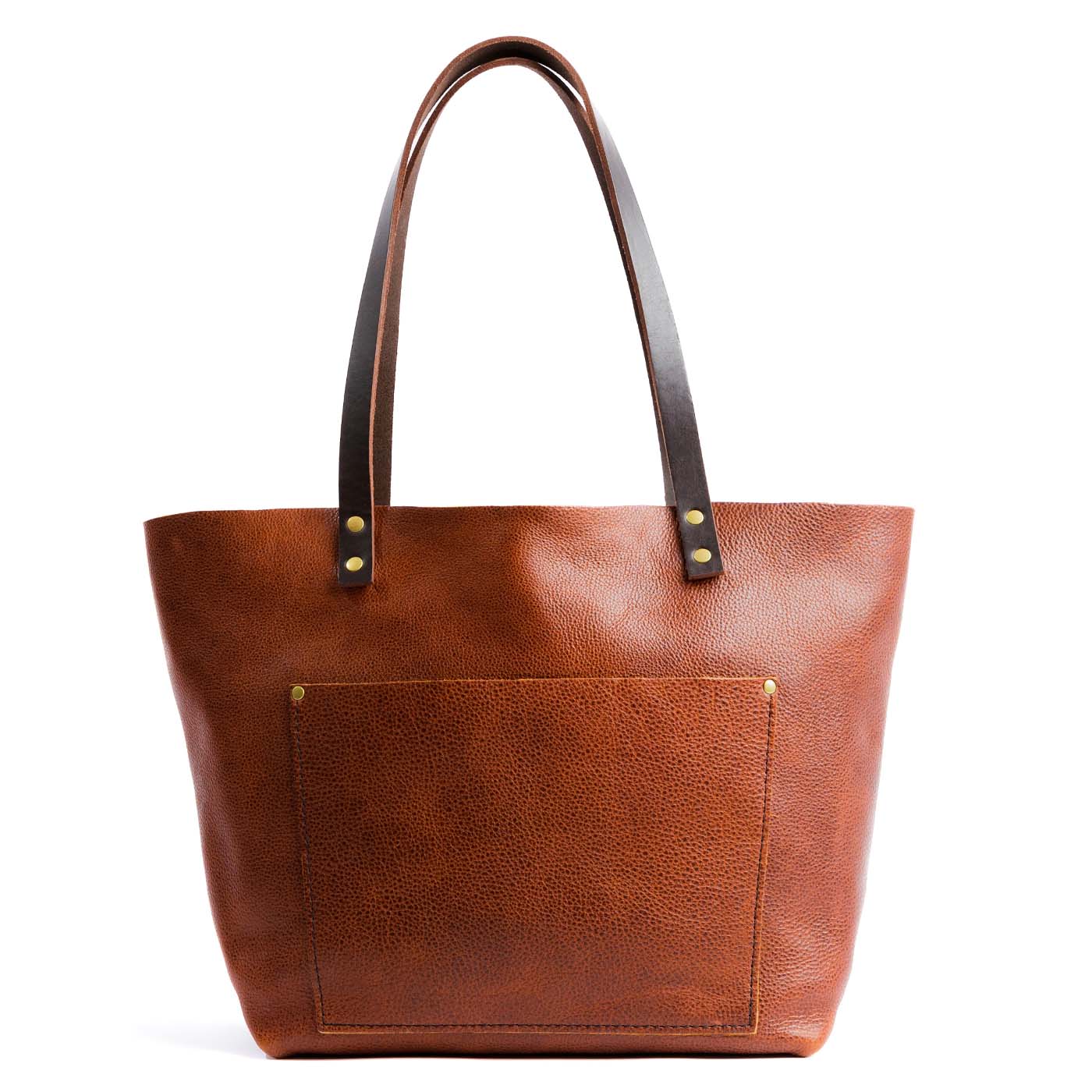 THE MEDIUM PERFECT TRAVEL TOTE - FULL LEATHER COLLECTION - CAFE