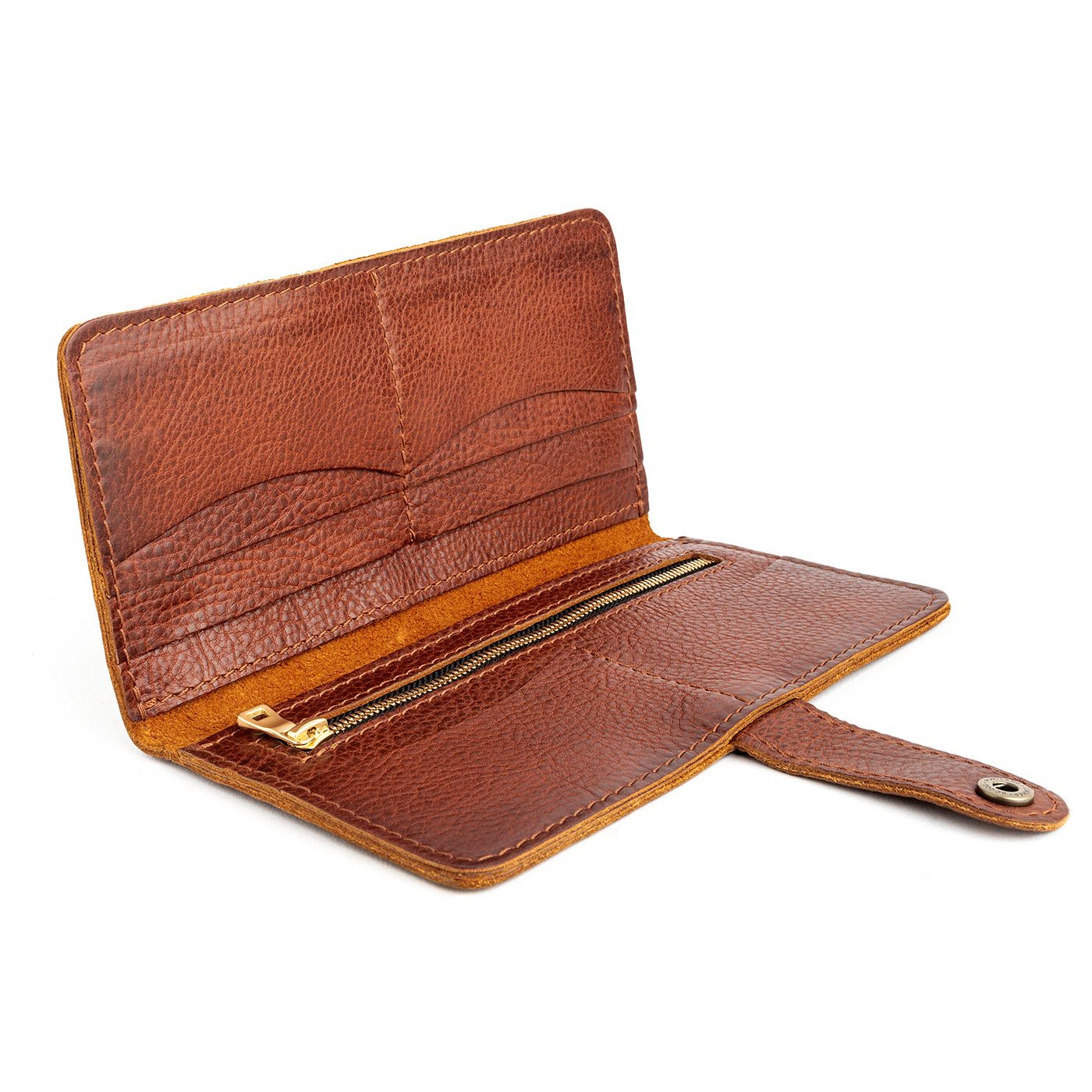 Women's bifold leather wallet sale