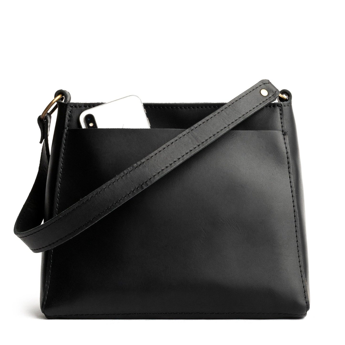Triangle Messenger leather bag